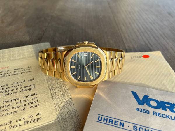 Vintage Jumbo NAUTILUS | 3700/011J | 1983 | Full Set v. Erstbesitzer | unpoliert